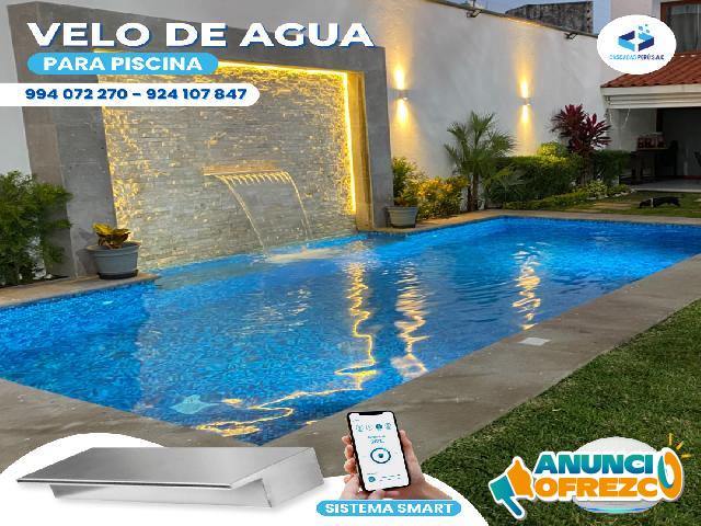 VELO DE AGUA SMART , VELO DE AGUA PARA PISCINA , VELO DE AGUA PRECIO , PISCINAS CON VELO DE AGUA , V