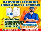 TECNICO DE TERMA A GAS EN CHOSICA 912253339