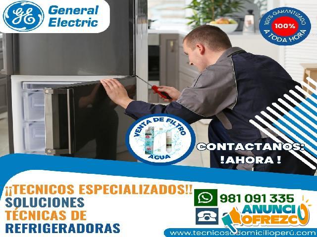 &General Electric& Tecnicos Refrigeradoras -filtro de agua 981091335 LINCE